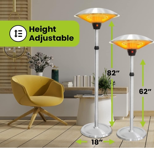 Electric outdoor heater waterproof